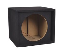 TruConnex Metra TCBXP-112 12" Single Ported Car Subwoofer Enclosure Charcoal Black Car Sub Box, New In Box $199