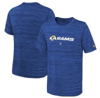 Nike Team Apparel Youth Los Angeles Rams Sideline Velocity Performance T-Shirt - Royal New with Tags Size Large (14-16) Prepriced $35