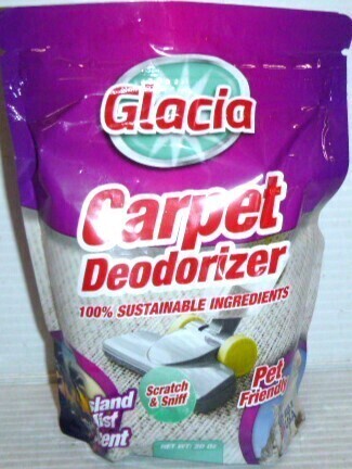 Glacia Carpet Deodorizer Island Mist Scent 20 oz New