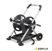 Gorilla 200 ft. Aluminum Zero Rust Premium Mobile Hose Reel New In Box $250