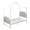 Little Seeds Monarch Hill Clementine Canopy Bed, Twin Size Frame, White New In Box $299