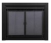 Pleasant Hearth Clairmont Medium Glass Fireplace Doors, H 31 in. x W 37.50 in. x D 1.85 in. New In Box $399