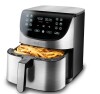 Gourmia 7 Qt Digital Air Fryer with Guided Cooking, Stainless Steel New In Box $199