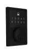 Defiant Square Matte Black Compact Touch Electronic Single Cylinder Deadbolt $99