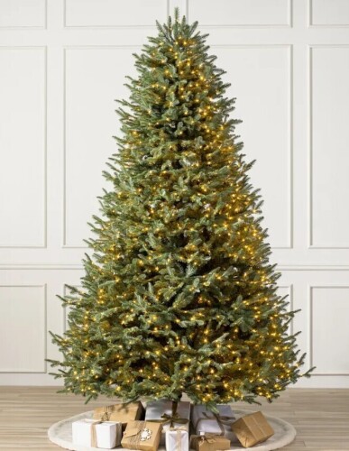 Poly Group 9 ft. Pre-Lit Radiant Micro LED Artificial Christmas Tree New In Box $799