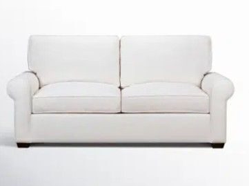 Poshbin Rolled Arm Loveseat New $1099