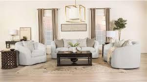 Coaster® Rainn 3-Piece Latte Boucle Upholstered Sloped Arm Seating Set (3 Boxes) New in Box $2499