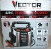 Vector 800 Peak Amp Automotive Jump Starter, Portable Power - Triple 15W USB Ports, 120 PSI Air Compressor $199 - 2