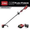 TORO 51830 60V MAX* 14 in. (35.5 cm) / 16 in. (40.6 cm) Brushless String Trimmer with Battery and Charger, New in Box $499.99