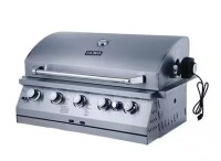 NXR 36 in. 5-Burner Built-In Gas Grill with Rotisserie Burner New In Box $799