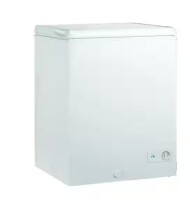 Vissani 4.9 cu. ft. Manual Defrost Chest Freezer with LED Light Type in White Garage Ready On Working New Floor Model $399