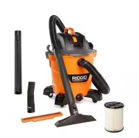 Ridgid 12 Gallon 5.0 Peak HP NXT Shop Vac Wet Dry Vacuum with General Debris Filter, Locking Hose and Accessory Attachments New In Box $199