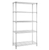 HDX 5-Tier Steel Wire Shelving Unit in Chrome (36 in. W x 72 in. H x 16 in. D) New In Box $199