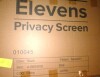 Elevens 47 in. Stainless Steel Privacy Screen Garden Fence in Black New In Box $299 - 2