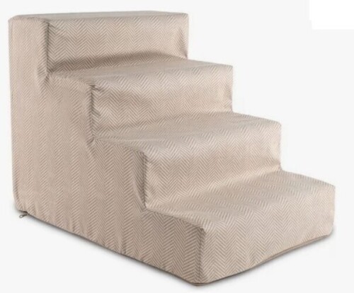 Precious Tails Herringbone High Density Foam 4-Step Pet Stairs New $79