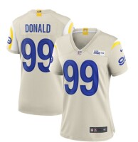 Nike NFL Women's Aaron Donald Bone Los Angeles Rams Player Game Jersey New with Tags Size Large Prepriced $130