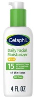 Cetaphil Daily Face Moisturizer with SPF 15 Fragrance Free - 4 fl oz / Cetaphil Gentle Skin Cleanser Normal to Dry Skin 8 fl oz / Assorted New Assorted