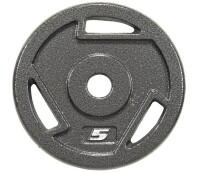 BalanceFrom Olympic 1-Inch Cast Iron Plate Weight Plate for Strength Training, Weightlifting and Crossfit, 5lb New $79