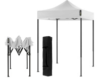 Snail Canopy Tent 5x5 Pop Up Portable Tent Commercial Outdoor Beach Instant Sun Shelter (White) New In Box $199