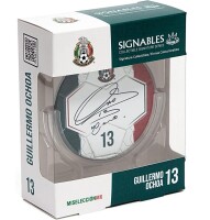 Signables Premium - Mexico Guillermo Ochoa - Digitally Autographed Sports Memorabilia - Small Signed Sports Collectible Figurines - Unique Football Figure / Signables Premium - Mexico Raul Jimenez - Digitally Autographed Sports Memorabilia - Small Signed 