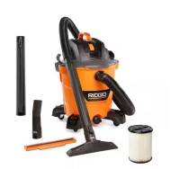 Ridgid 12 Gallon 5.0 Peak HP NXT Shop Vac Wet Dry Vacuum with General Debris Filter, Locking Hose and Accessory Attachments New In Box $199