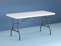 Cosco 6 Foot Premium Folding Table, White Speckle New In Box $199