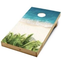 Cornhole Board Decal 2'x4' Tropical Decal Set New $69