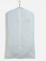 Minigrip White Vinyl Garment Bag with Hanger 24" x 40" New