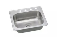 Proflo Bealeton 25 x 22 in. 4-Hole Stainless Steel Single Bowl Drop-in Kitchen Sink New In Box $299