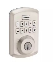 Kwikset Powerbolt 250 10-Button Keypad Satin Nickel Transitional Electronic Deadbolt Door Lock New In Box $199