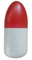 Danco Crab Buoy, 5" dia x 11 3/4" tall red and white buoy provides 7 lbs. of buoyancy New In Box $79