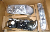 DNA Motoring Chrome Amber Headlights hl-0154p-g-ch New In Box $199