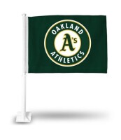 MLB Rico Industries Oakland Athletics Car Flag / Seattle Mariners New Assorted