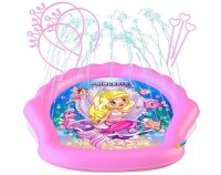 PRINCESSEA Emma Outdoor Splash Pad for Kids (70 Inch), Inflatable Sprinkler Mat with Wading Pool, Includes 3 Tiaras and Wands, Ages 12 Months and Up New In Box $39