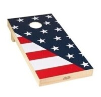 Cornhole Board Decal 2'x4' USA Flag Set New $69