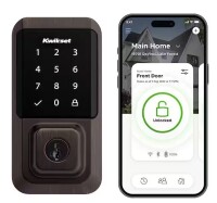 Kwikset HALO Venetian Bronze Single-Cylinder Keypad Electronic Smart Lock Deadbolt featuring SmartKey, Touchscreen and WiFi New In Box $299