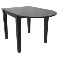 DHP Thompson Drop Leaf Table, Eat-In Kitchen Furniture, Black New In Box $299