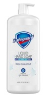 Safeguard Liquid Hand Soap, Micellar Deep Cleansing, Fresh Clean Scent (40 oz.) New