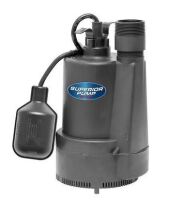 Superior Pump 1/3 HP Submersible Thermoplastic Sump Pump $199