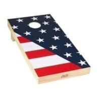 Cornhole Board Decal 2'x4' USA Flag Set New $69