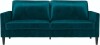 Mr. Kate Winston Sofa with Pocket Coils, Green Velvet, New in Box $399