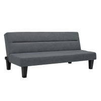 DHP Kebo Futon with Microfiber Cover, Gray Microfiber, New in Box $299