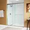 Oceanus 55" - 59" W x 72" H Double Sliding Semi-Frameless Shower Door, New in Box $699