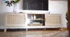 Mainstays Cane TV Stand for TVs up to 85", Spring Pine, New Open Box $299 - 2