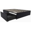 DHP Maven Faux Leather Upholstered Queen Platform Storage Bed in Black, New in Box $599