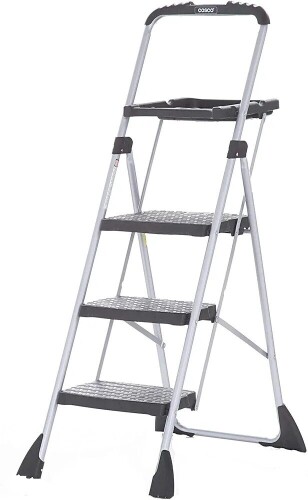 Cosco Max Steel Work Platform, Easy Fold One-Hand Lock, Convenient Project Trays, Stable & Secure, ANSI Rated 225 lbs, New in Box $199