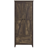 Ameriwood SystemBuild Farmington 30" Wide Storage Cabinet, Rustic, New in Box $399