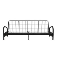 DHP Vermont Metal Futon Frame, Black, New in Box $299