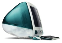 Vintage Apple iMac G3 Computer 350 MHz 128MB RAM Blueberry (M5521), with Keyboard and Mouse $999