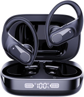 Aninuale Wireless Earbuds, 70Hrs Playtime, Bluetooth 5.3, with Mic, Wireless Charging Case with LED Display, IPX7 Waterproof, Over Ear Earhooks, On Working $129